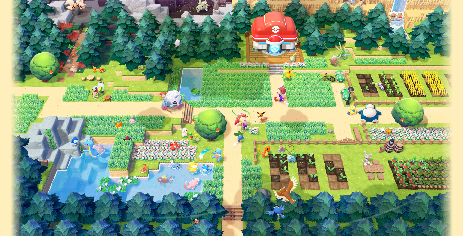 Pokémon Pokopia hero key art