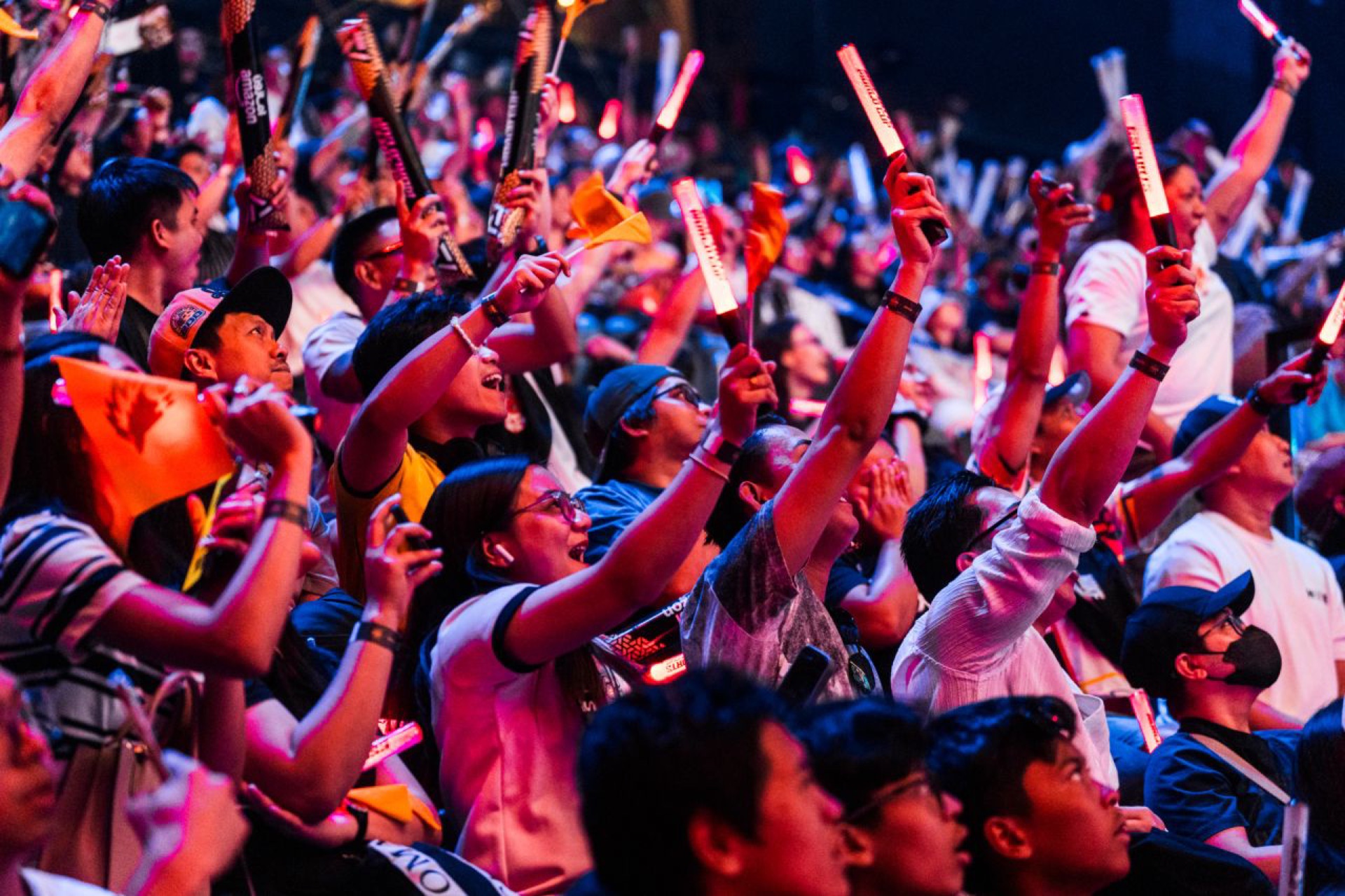 Official EWC photo of the arena crowd from the Esports Foundation co-streaming announcement