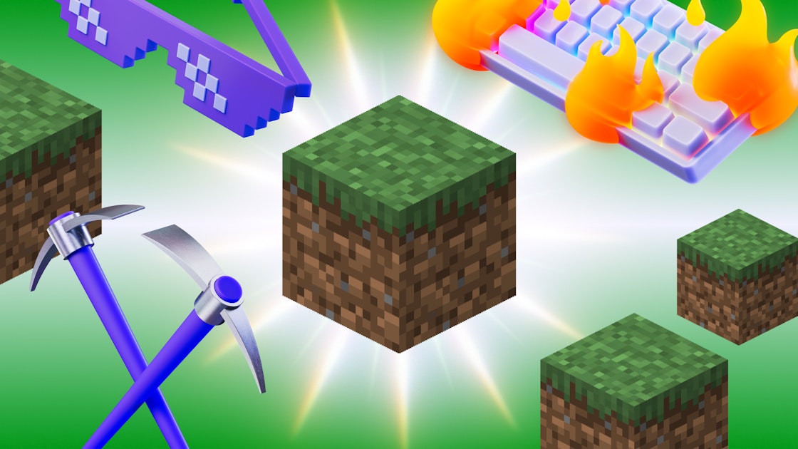 Minecraft 15th anniversary Twitch celebration banner