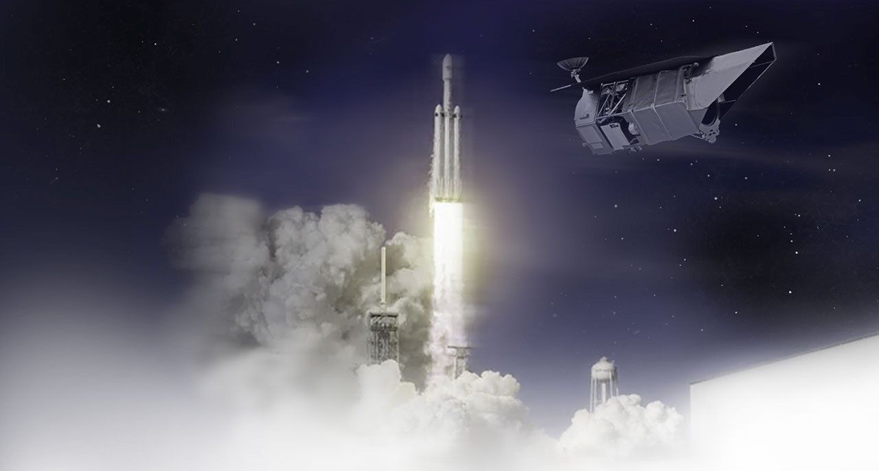 Official NASA banner art for the Roman Space Telescope launch countdown page