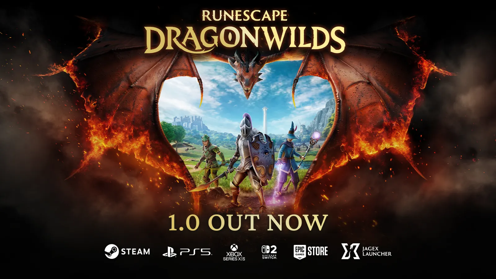 Official Jagex 1.0 launch announcement key art (1920x1080 banner from the press release)