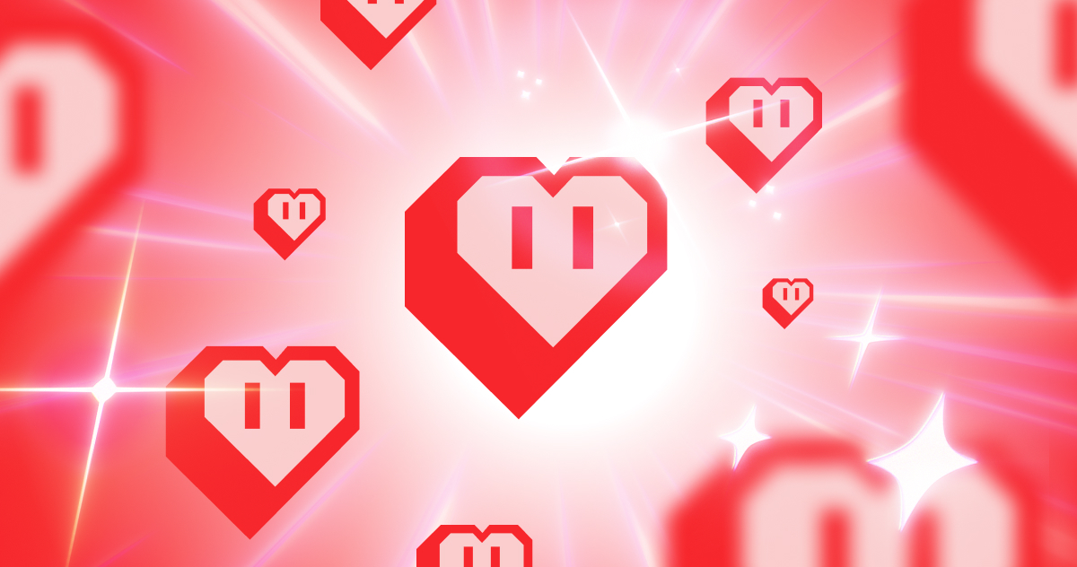 Twitch Valentine's Day 2025 blog header art