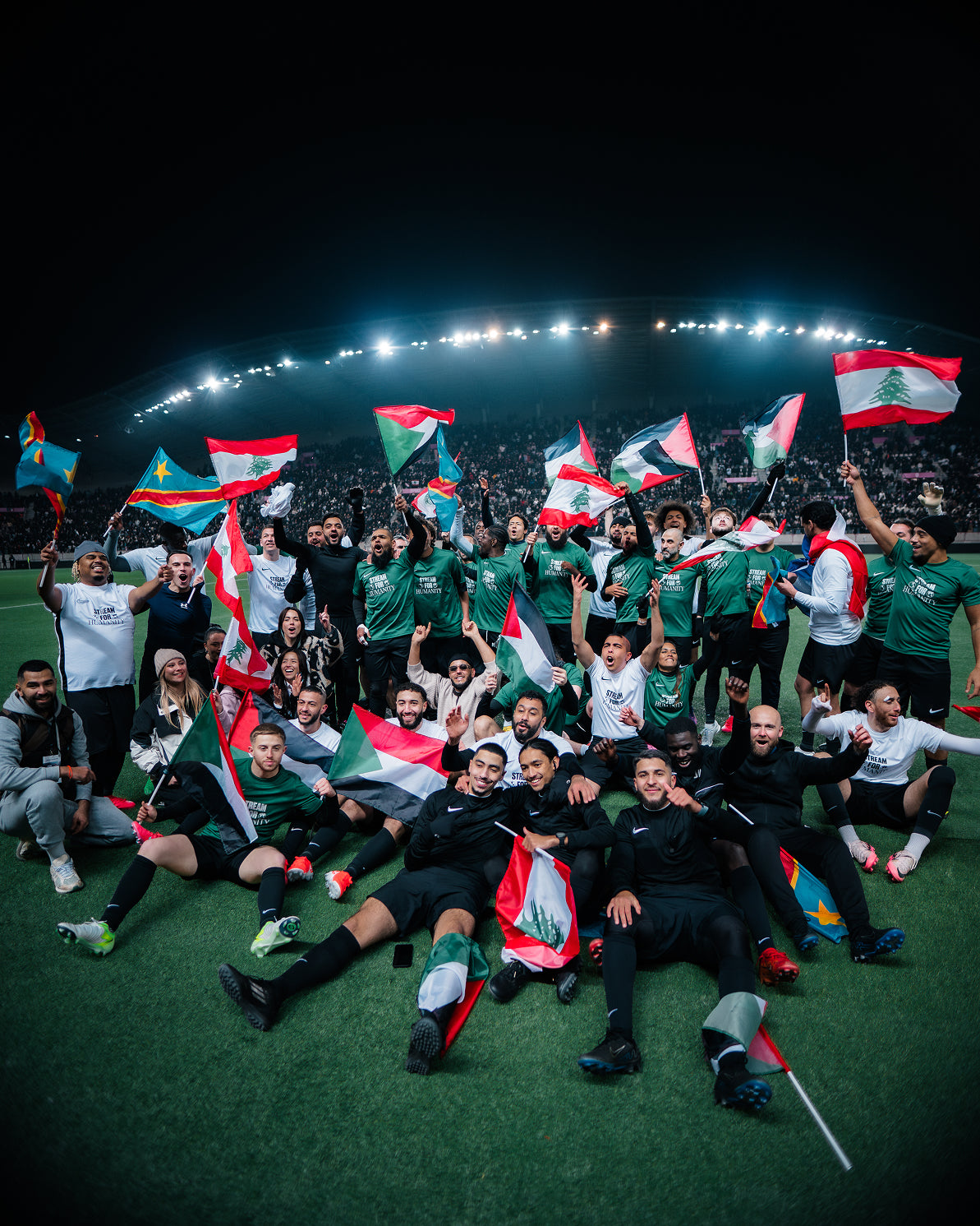 Stream For Humanity closing match at the Jean Bouin stadium