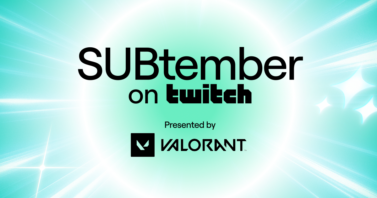 SUBtember 2024 header art from the Twitch blog