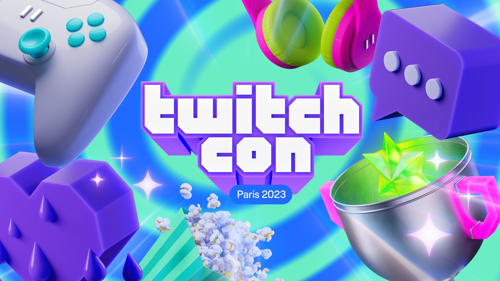 TwitchCon Paris 2023 ticket sale key art