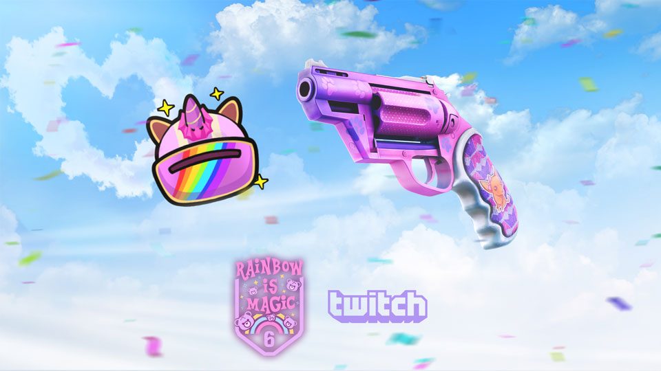 Rainbow Is Magic Twitch Drops and badge key art