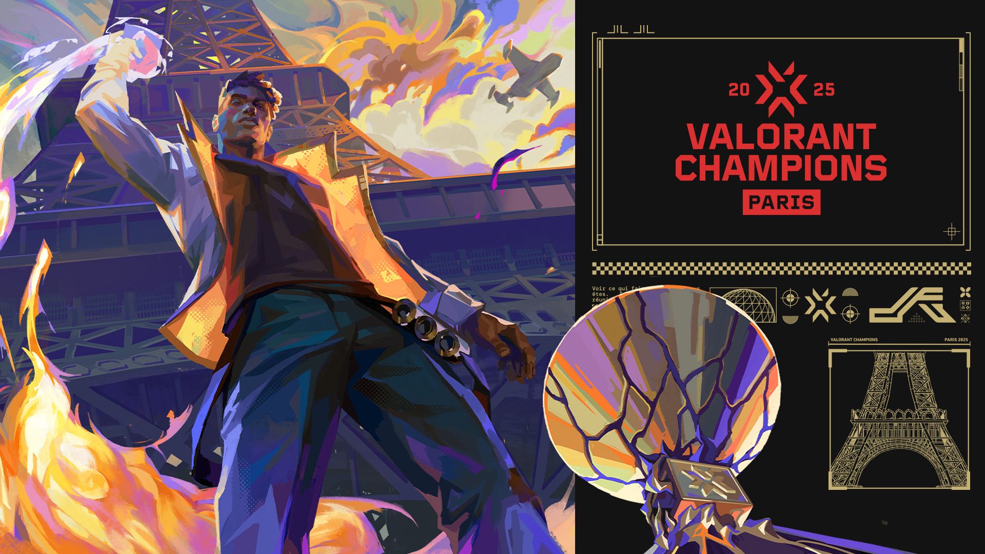 VALORANT Champions Paris 2025 key art