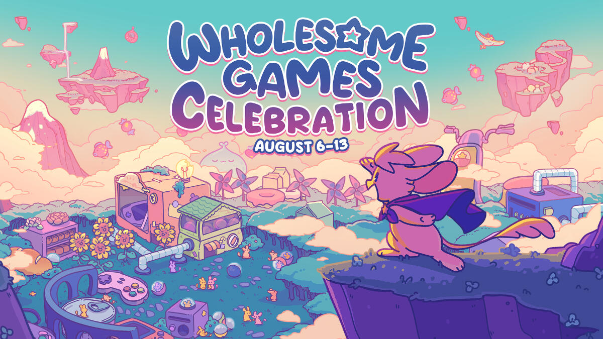 Wholesome Games banner art