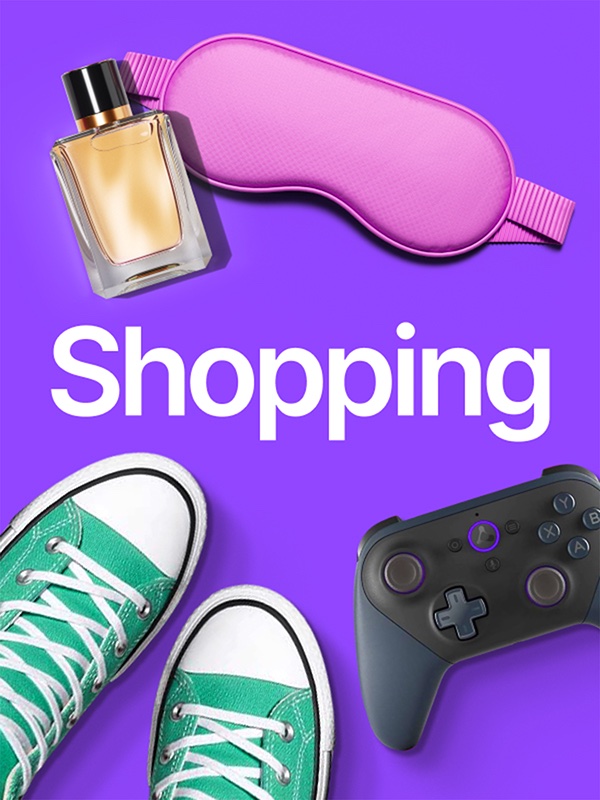 Shopping category box art